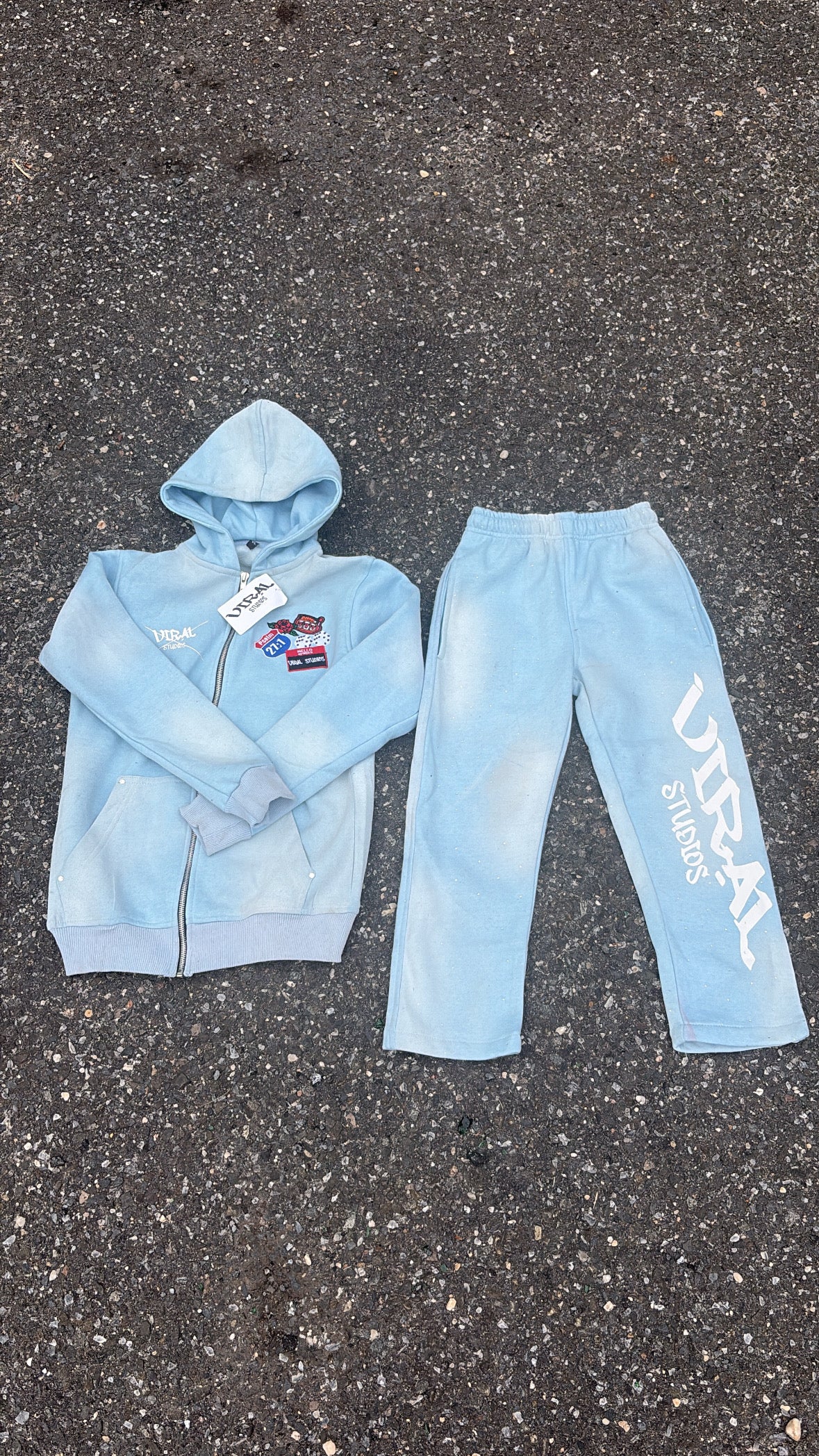 Rhinestone sweatsuit (kids)