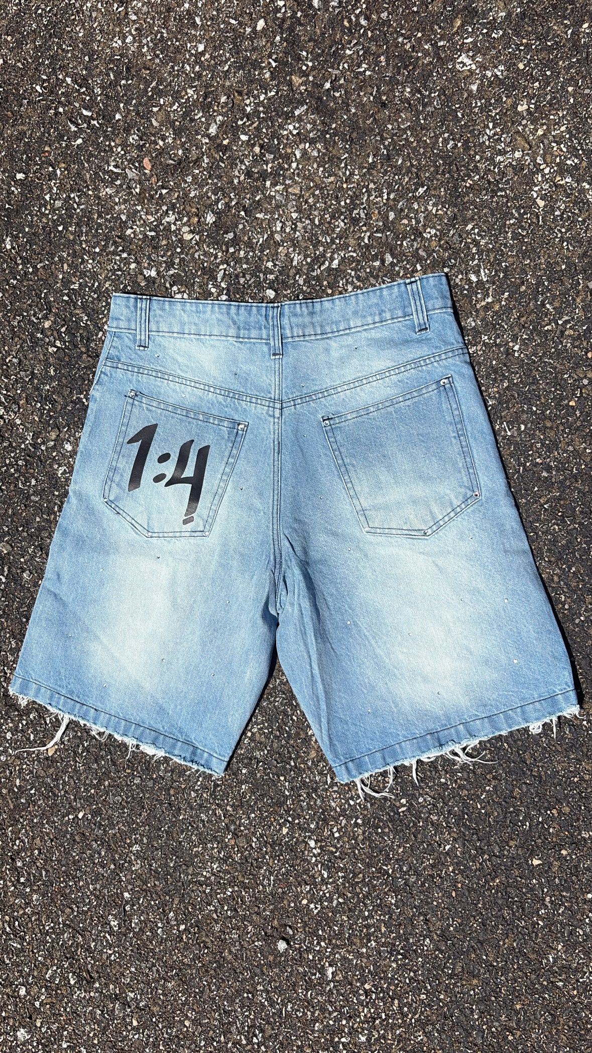 ViralStudios Rhinestone shorts